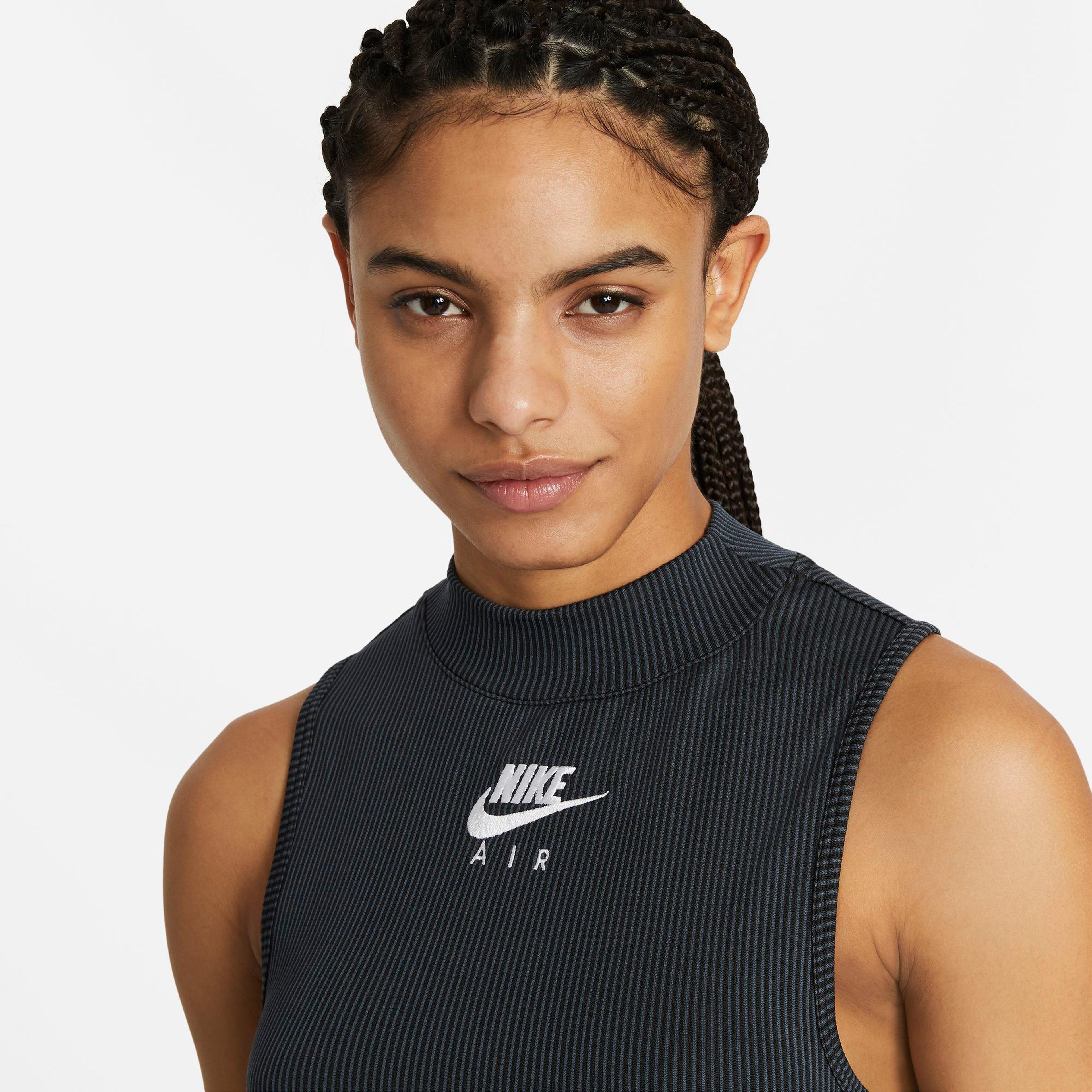 Nike Sportswear Air Rib Kadın Siyah T-Shirt