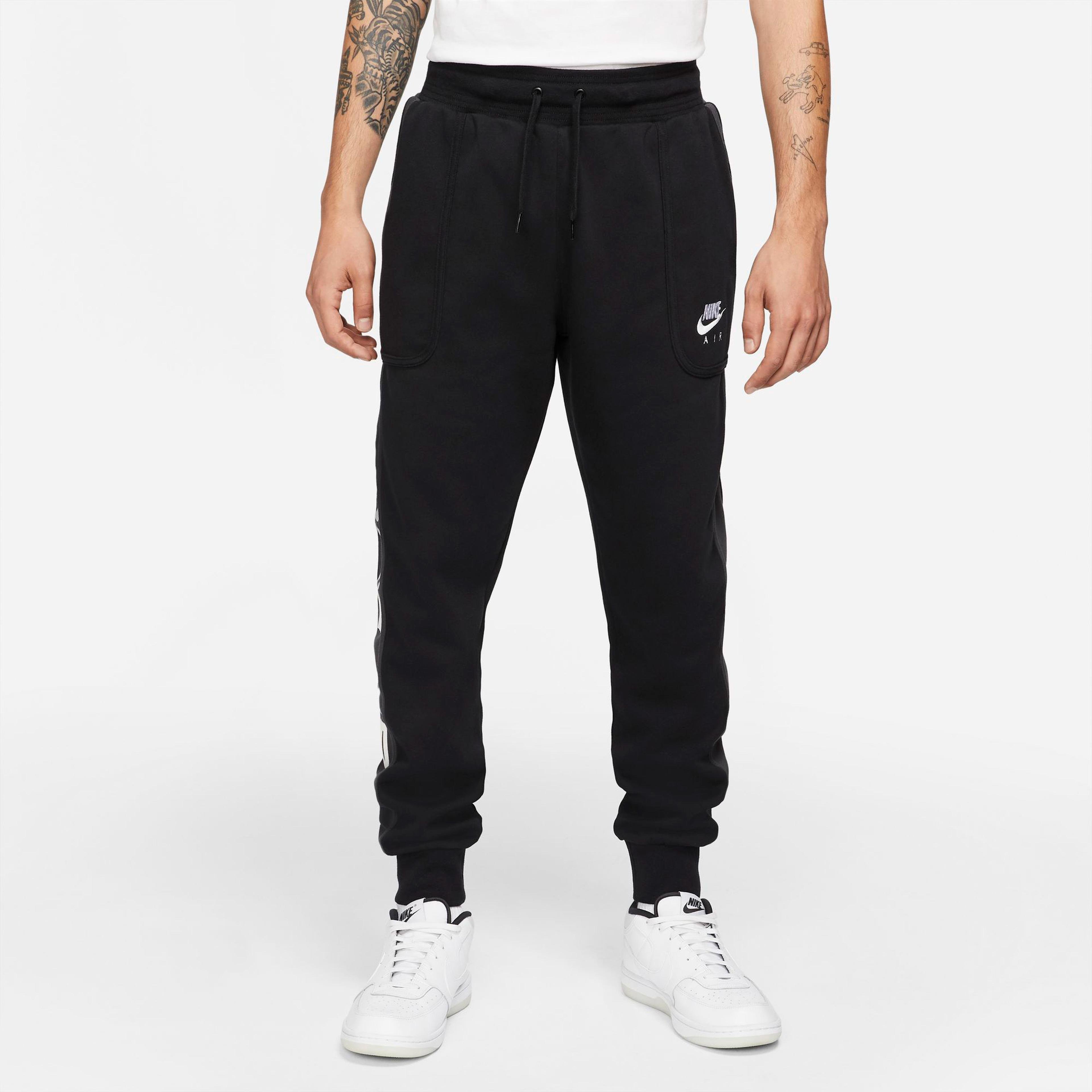 Nike Sportswear Nike Air Fleece Erkek Siyah Eşofman Altı