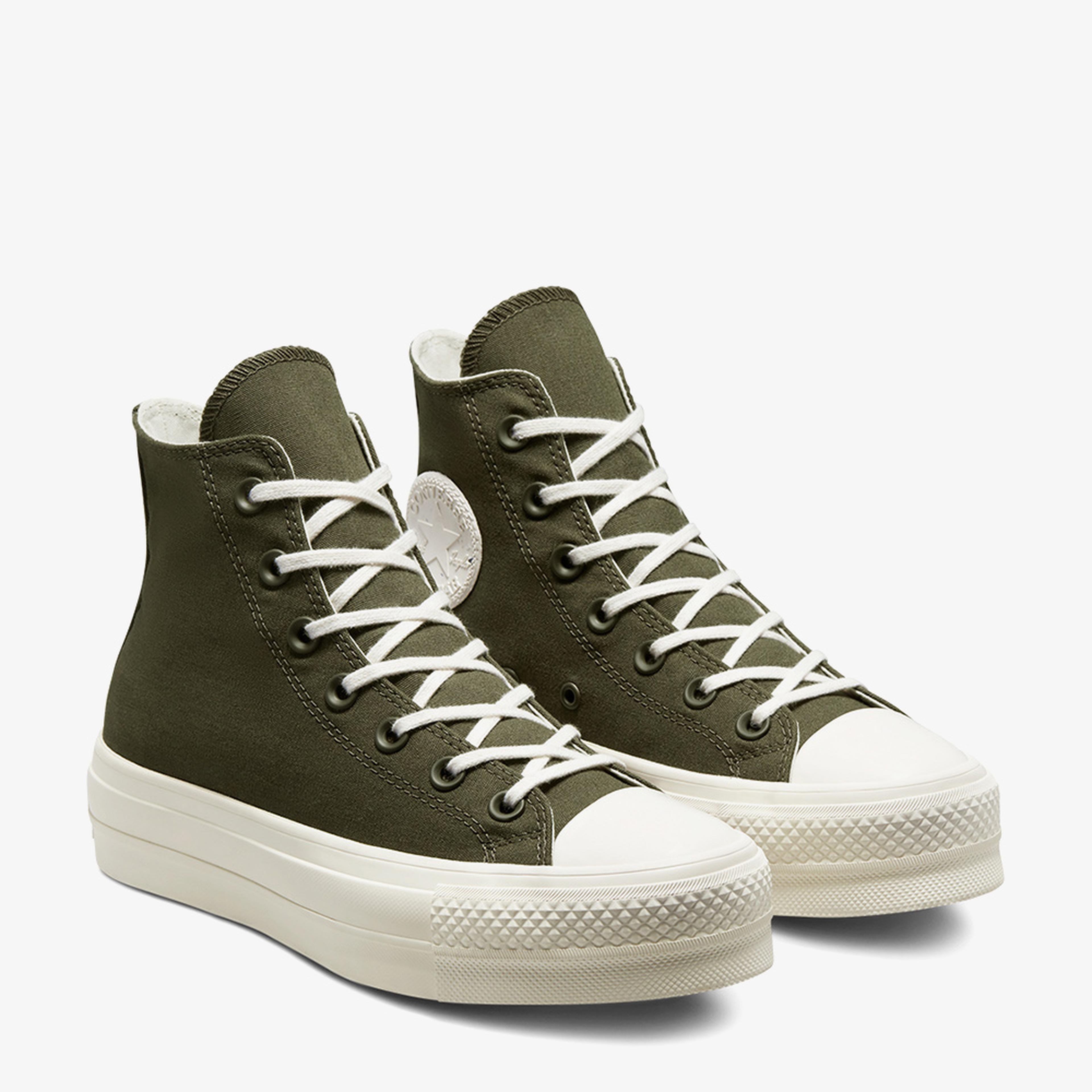 Converse Chuck Taylor All Star Lift Hi Kadin Platform Yeşil Sneaker