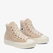 Converse Chuck Taylor All Star Lift Kadin Platform Bej Sneaker