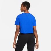 Nike Sportswear Crop Prnt Kadın Mavi T-Shirt