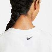 Nike Sportswear Crop Prnt Kadın Beyaz T-Shirt