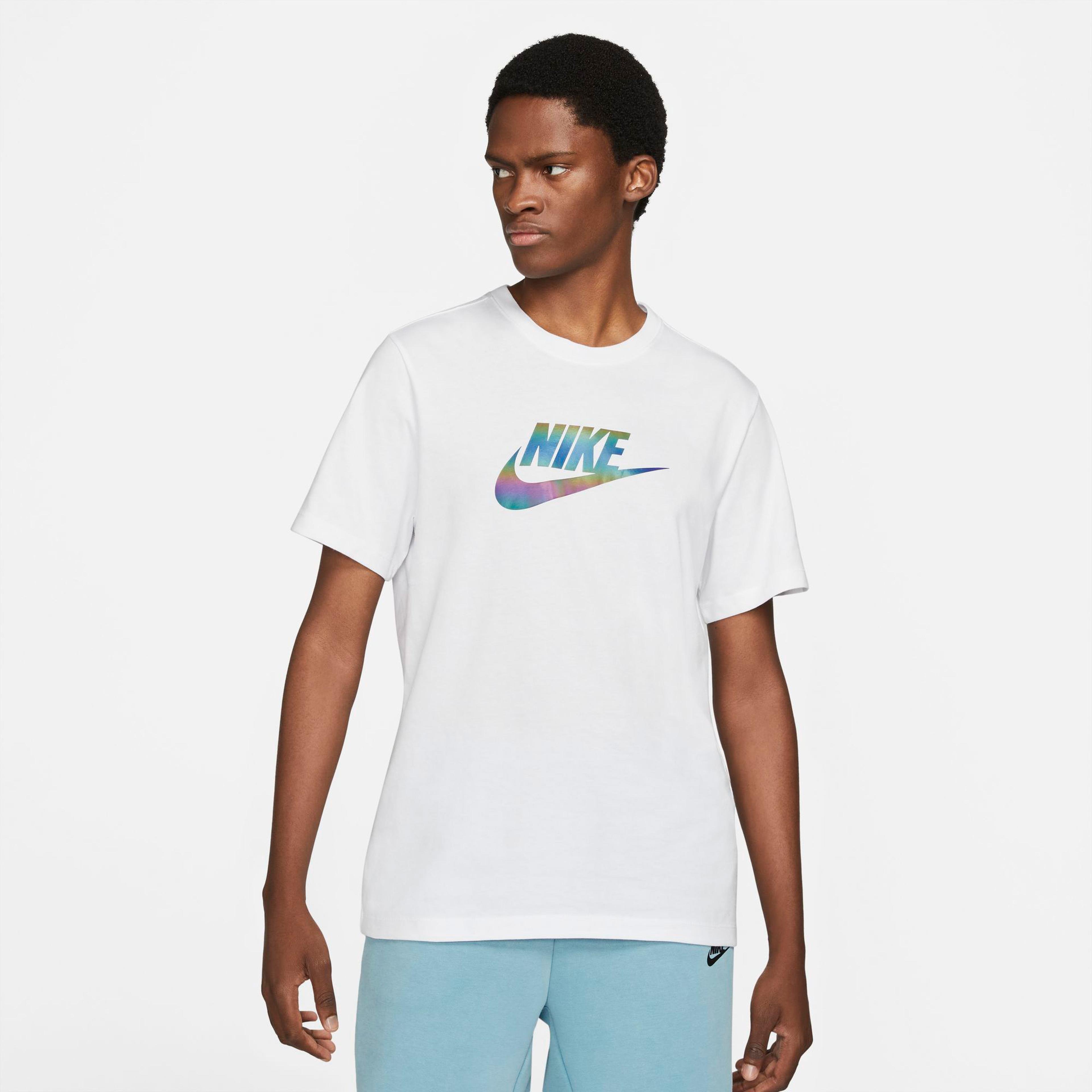 Nike Sportswear Festival Futura Erkek Beyaz T-Shirt
