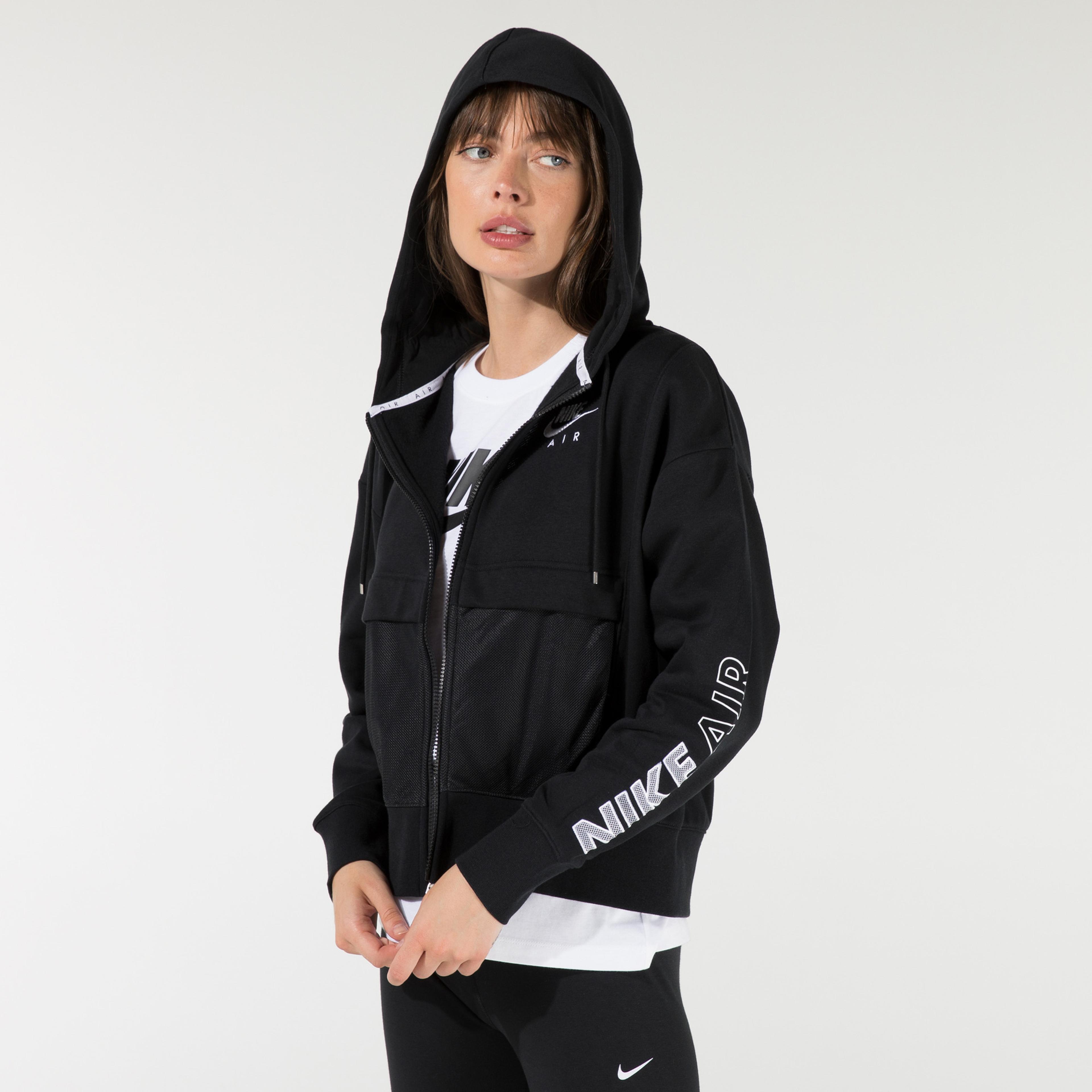 Nike Air Kadın Siyah Eşofman Üstü