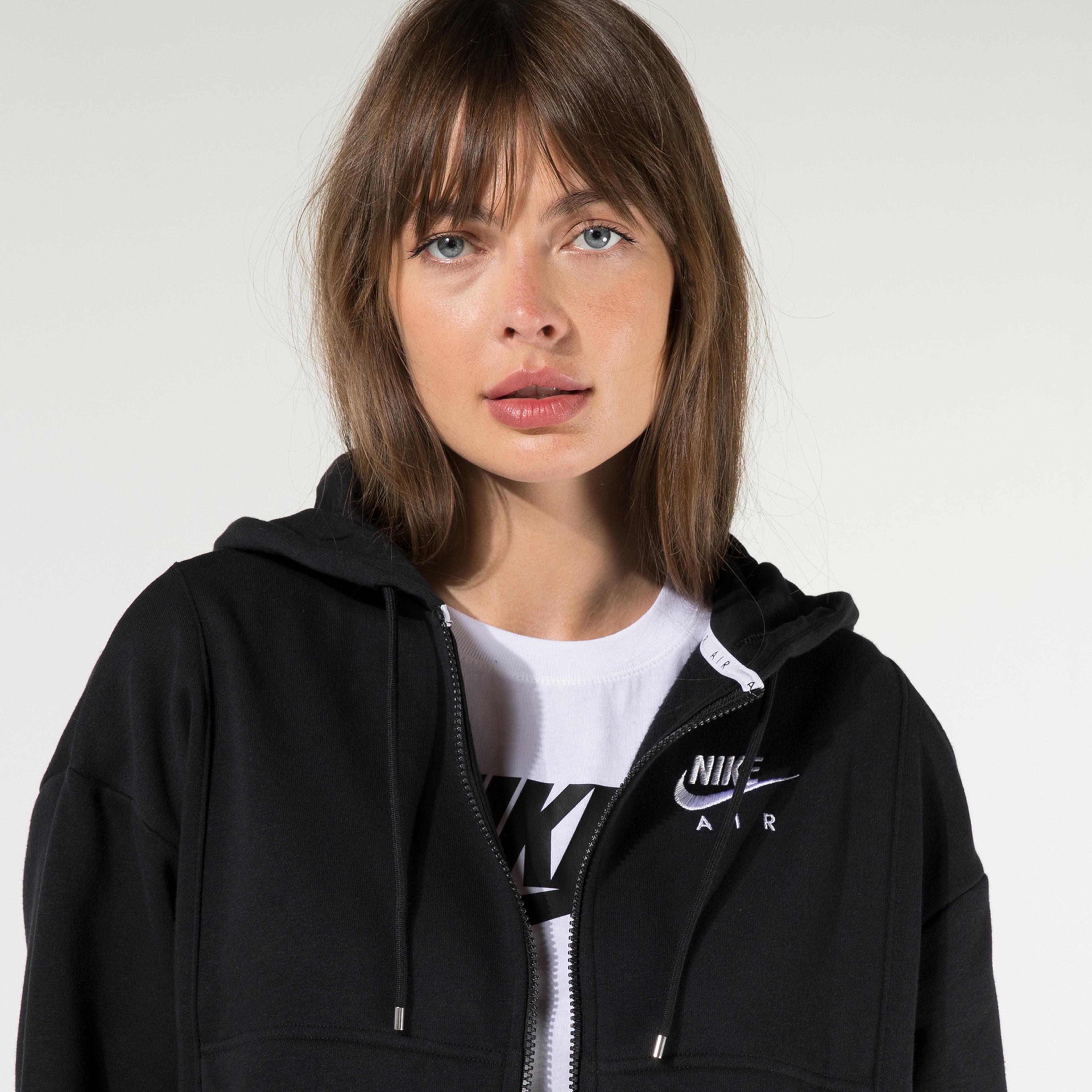 Nike Air Kadın Siyah Eşofman Üstü