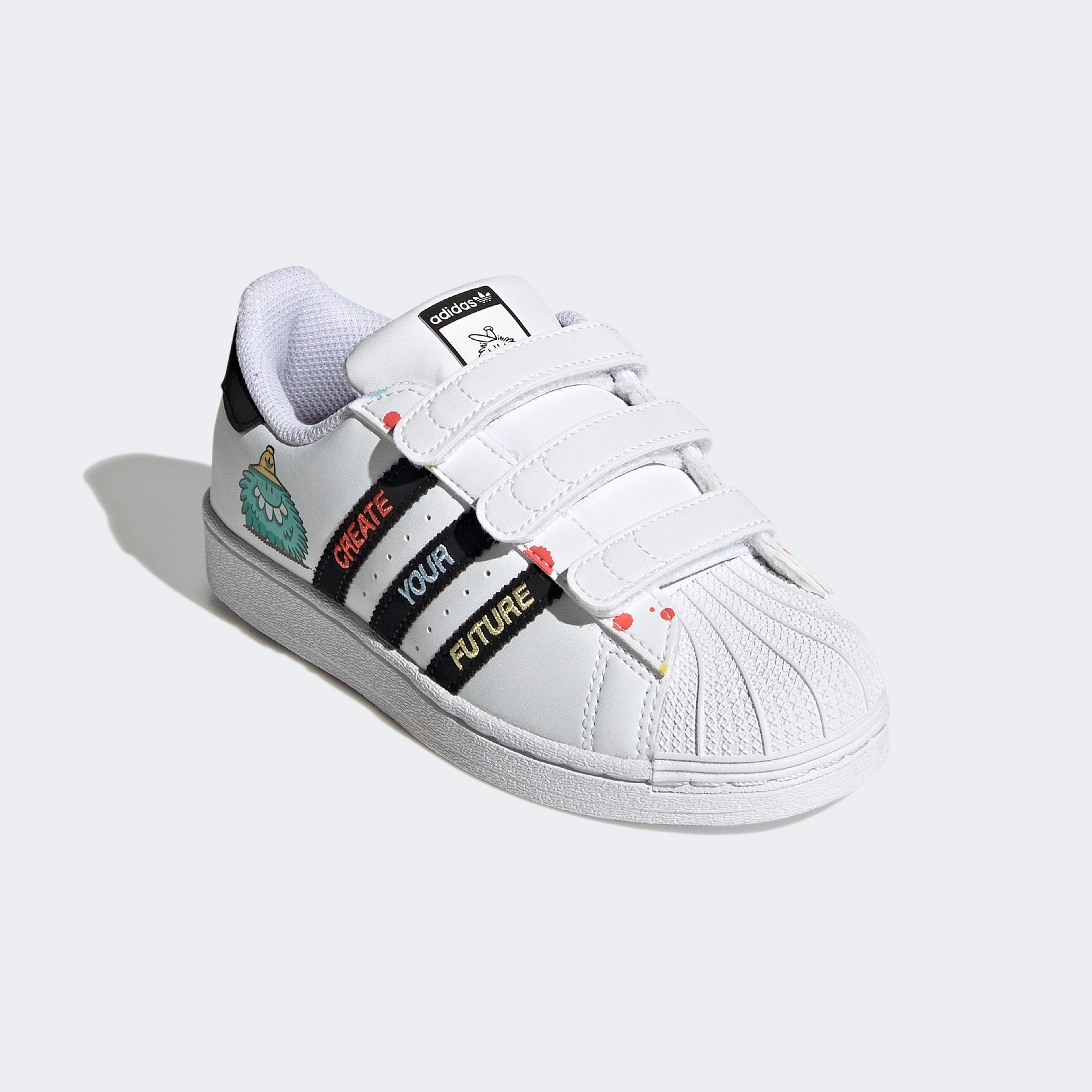 adidas X Kevin Lyons Superstar Çocuk Beyaz Spor Ayakkabı