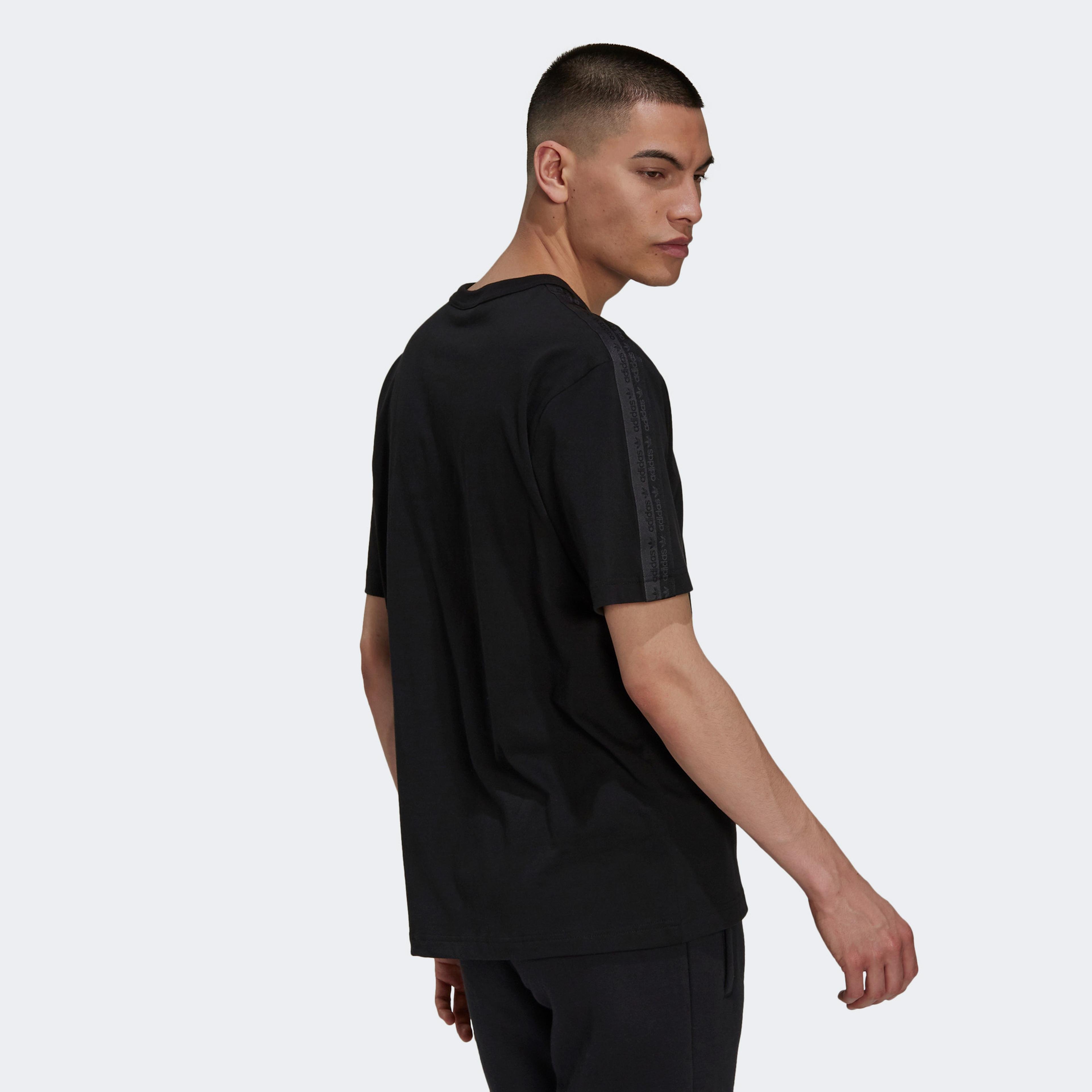 adidas R.Y.V. Logo Tee Erkek Siyah T-shirt