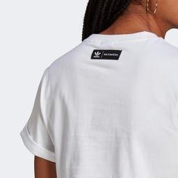 adidas Marimekko Trefoil Infill Kadın Beyaz T-shirt