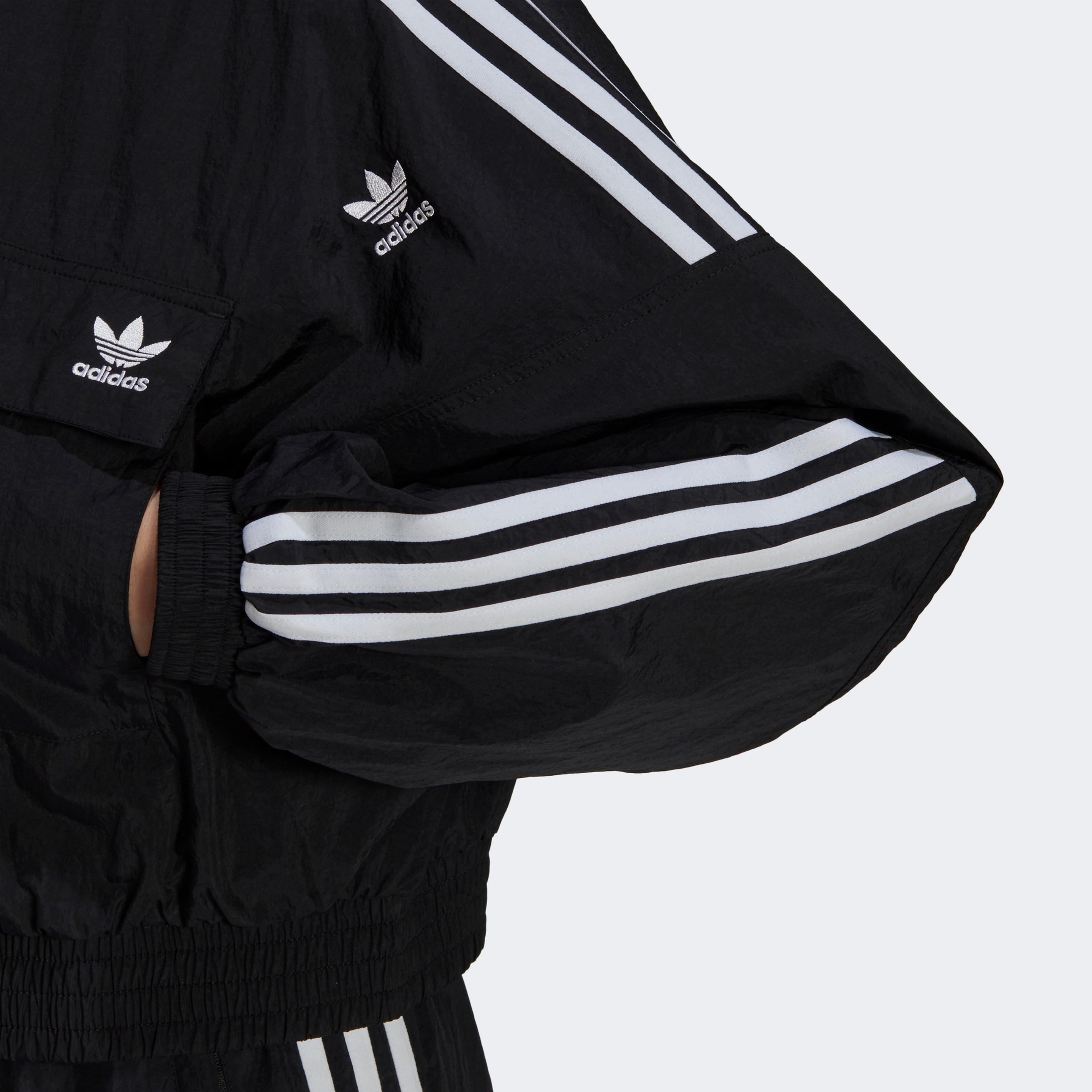 adidas Classics Disrupted Icon Kadın Siyah Eşofman Üstü