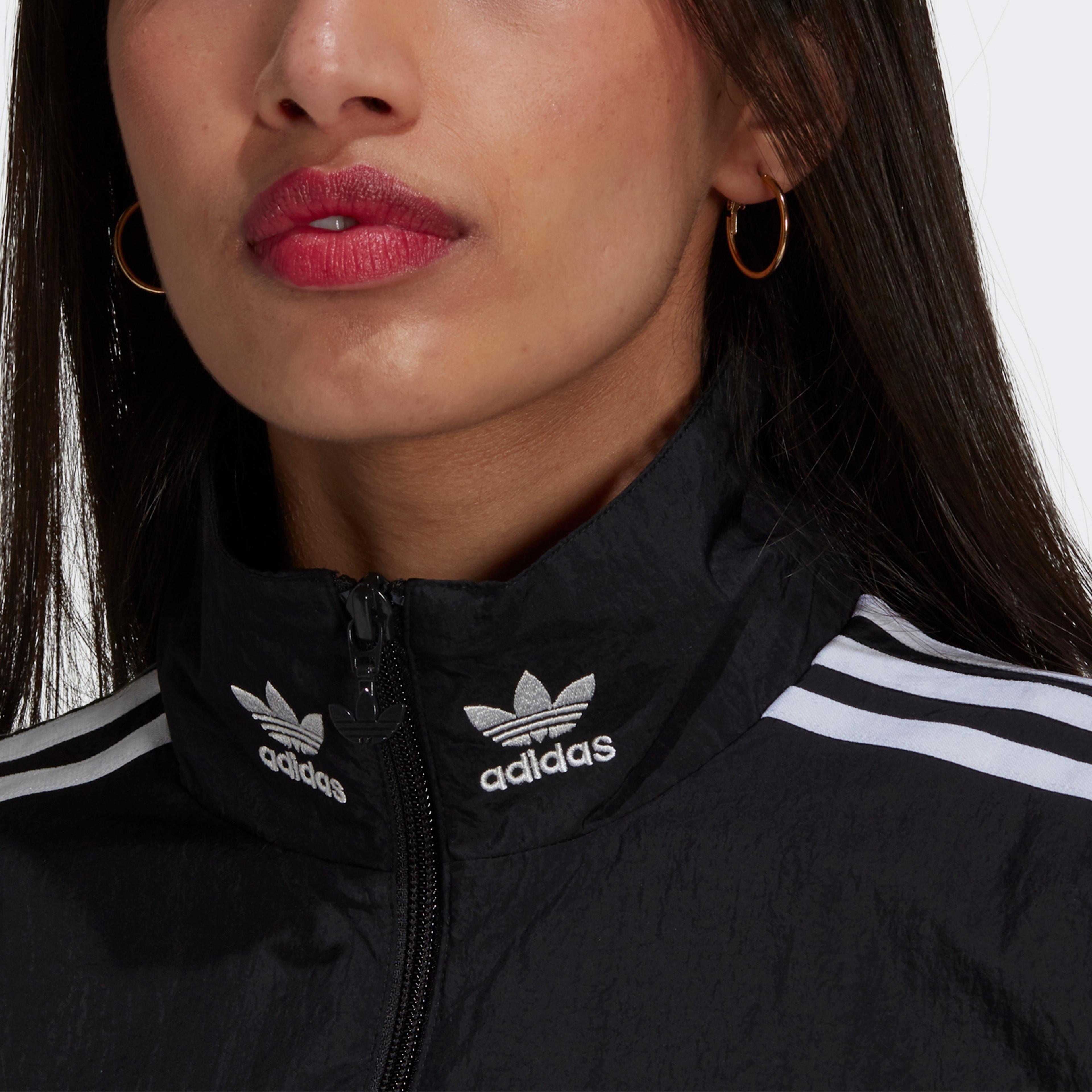 adidas Classics Disrupted Icon Kadın Siyah Eşofman Üstü