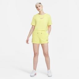 Nike Sportswear Kadın Sarı Cropped T-Shirt