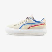 Puma Suede Mayu Triplex Tech Kadın Krem Spor Ayakkabı