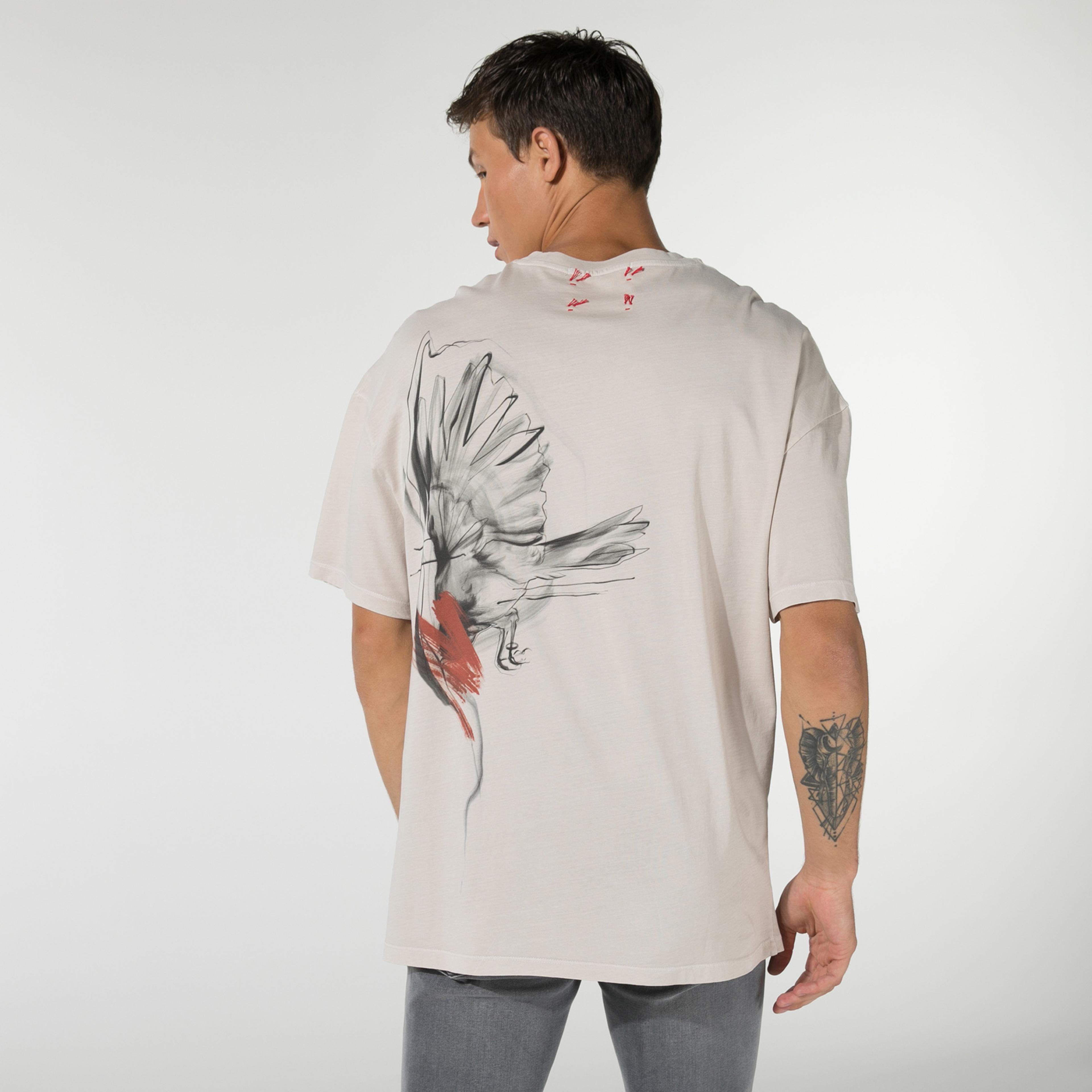 Tattoom Art Gallery Unisex Taş Rengi T-Shirt