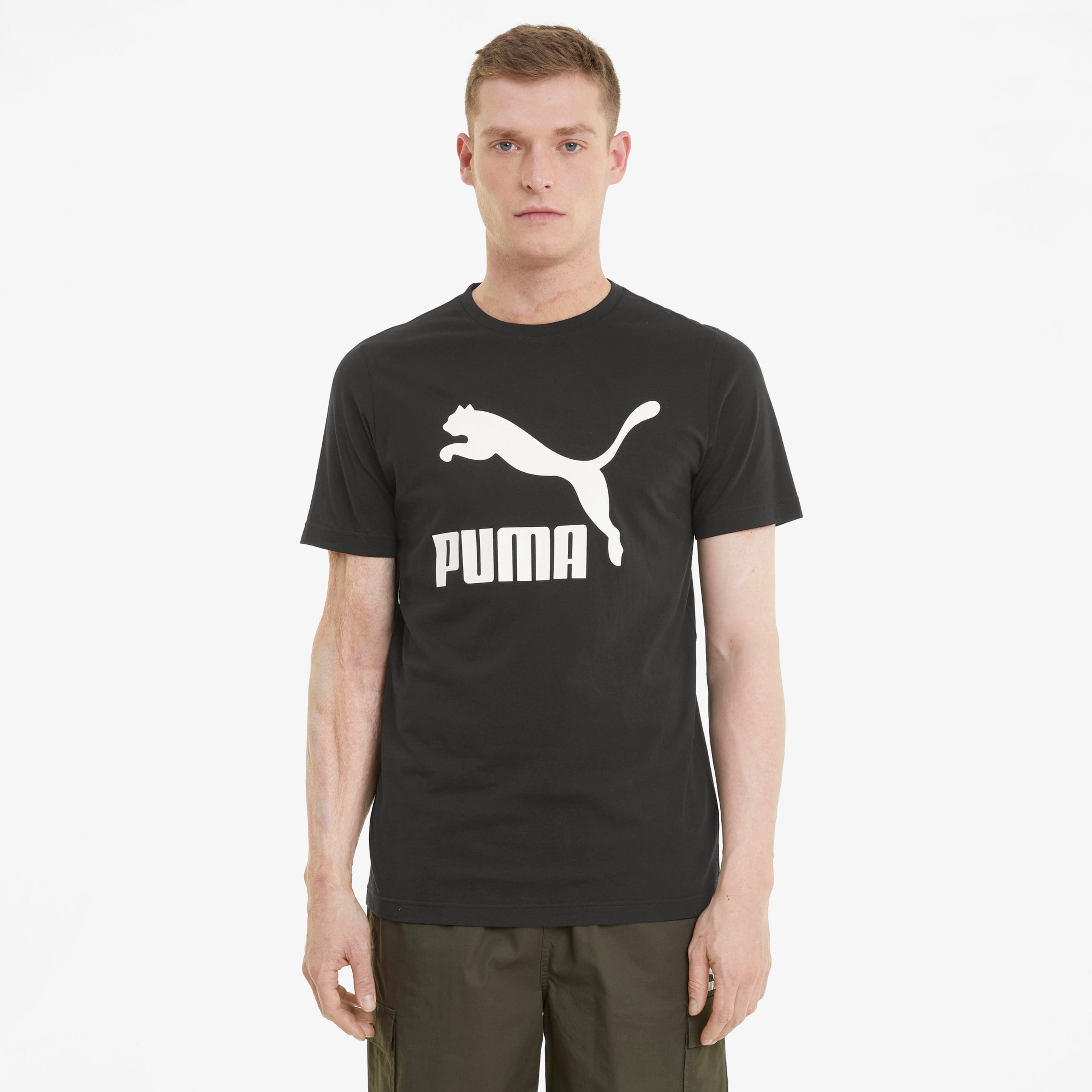 Puma Classics Logo Erkek Siyah T-Shirt