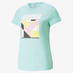 Puma International Kadın Mavi T-Shirt