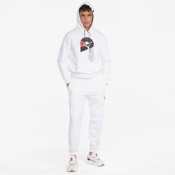 Puma AS Erkek Beyaz Sweatshirt