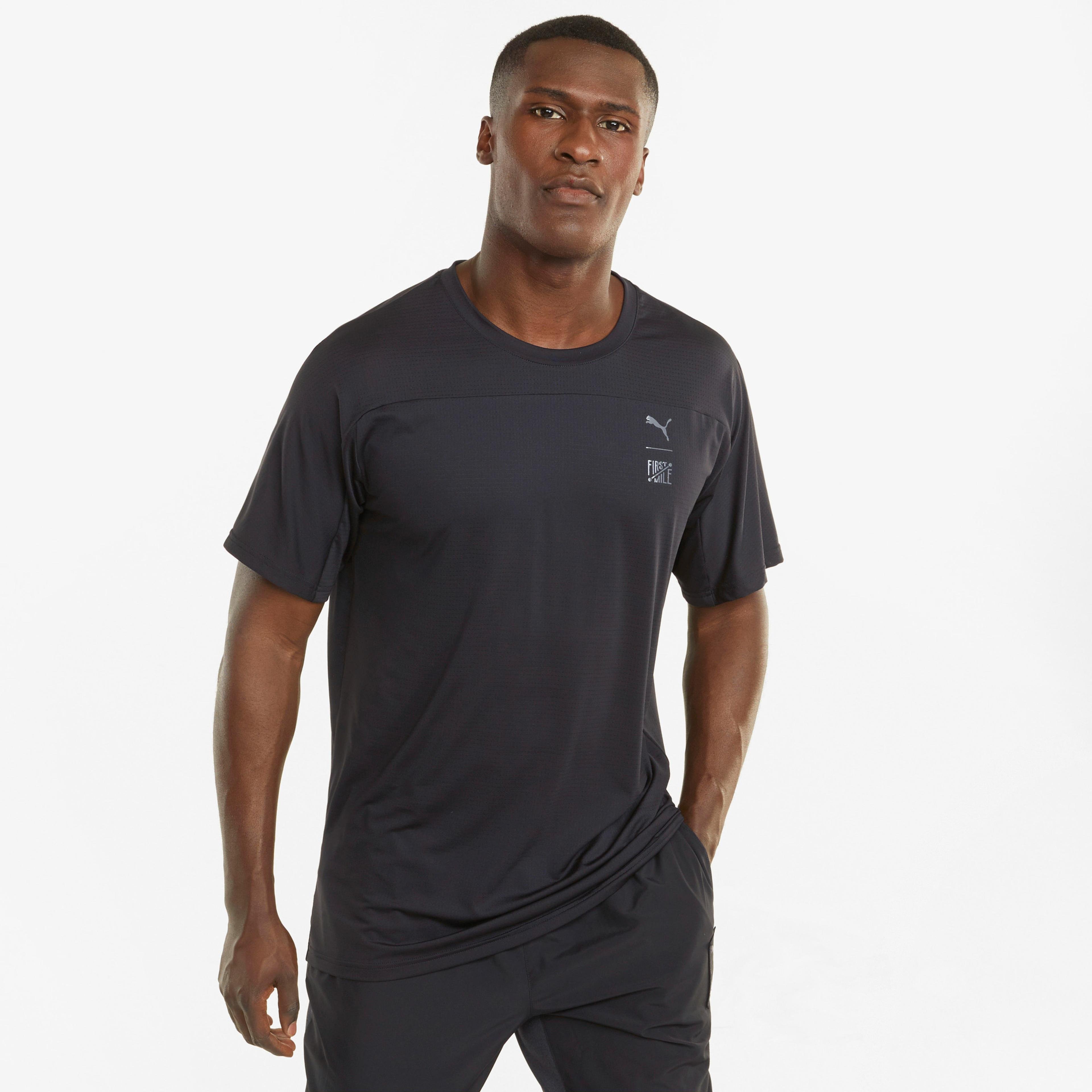 Puma Train First Mile Erkek Siyah T-Shirt