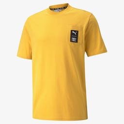 Puma First Mile Erkek Sarı T-Shirt