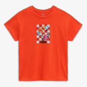 Vans Needlepoint Boxy Bf Kadın Turuncu T-Shirt