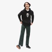 Vans Anaheim Needlepoint Skull Po Erkek Siyah Sweatshirt