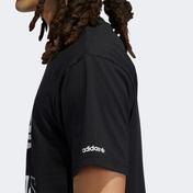 adidas Originals Trefo Baskılı Erkek Siyah T-shirt