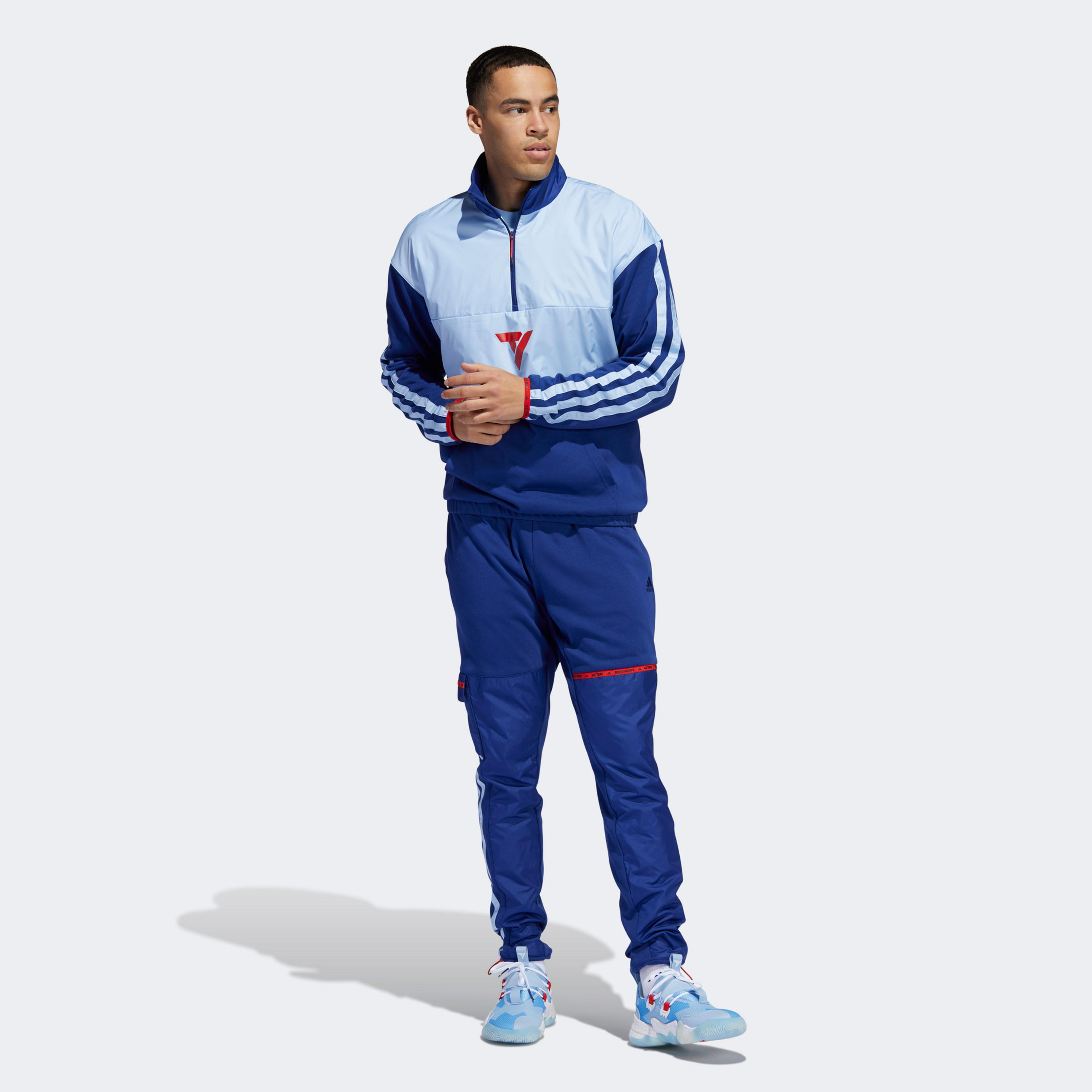 adidas Erkek Mavi Eşofman Üstü