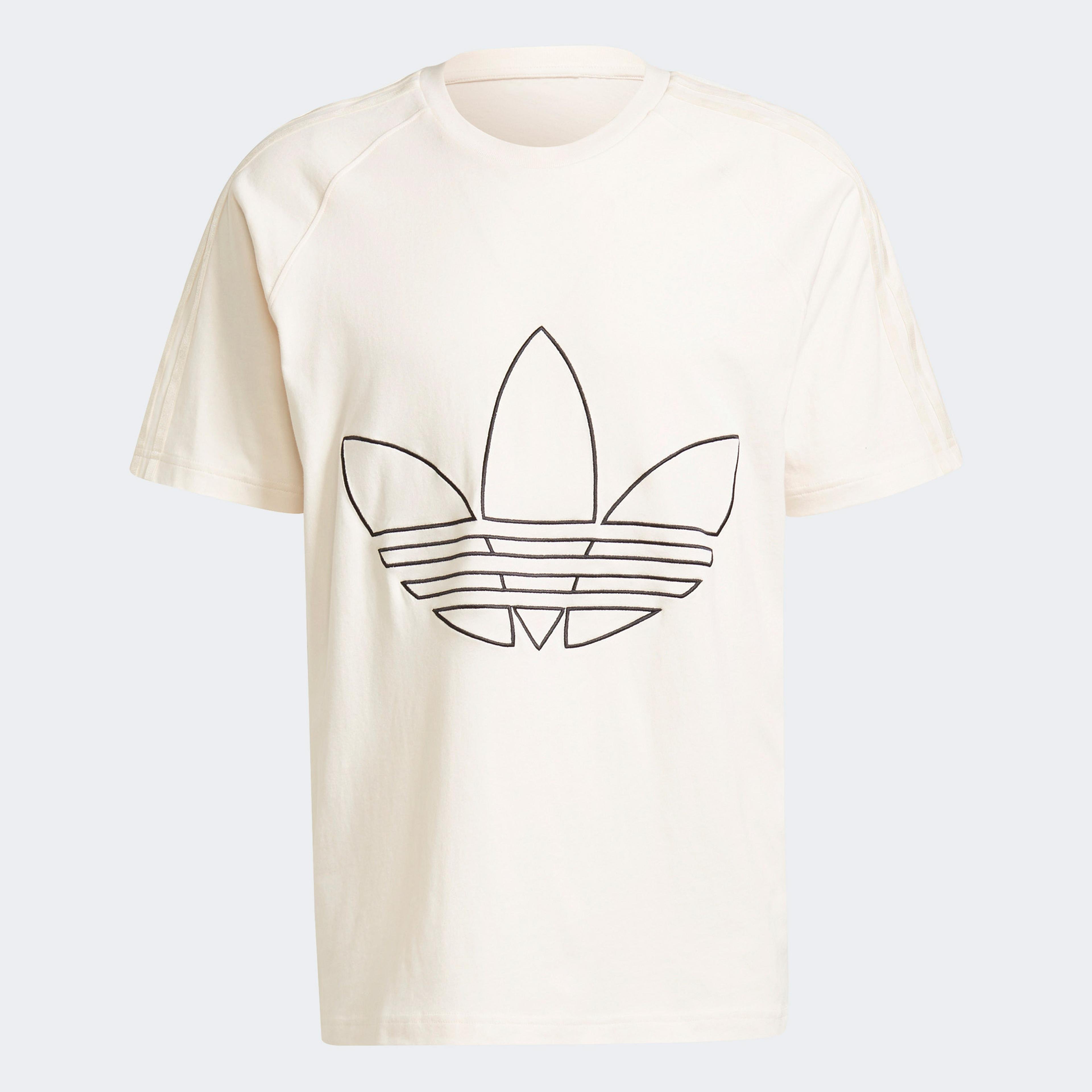 adidas Tricolar Erkek Beyaz T-shirt