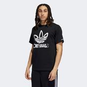 adidas Originals Trefo Baskılı Erkek Siyah T-shirt