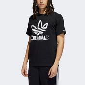 adidas Originals Trefo Baskılı Erkek Siyah T-shirt