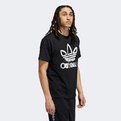 adidas Originals Trefo Baskılı Erkek Siyah T-shirt