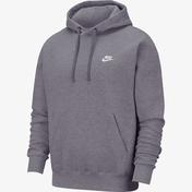 Nike Sportswear Club Fleece Kapüşonlu Erkek Gri Sweatshirt