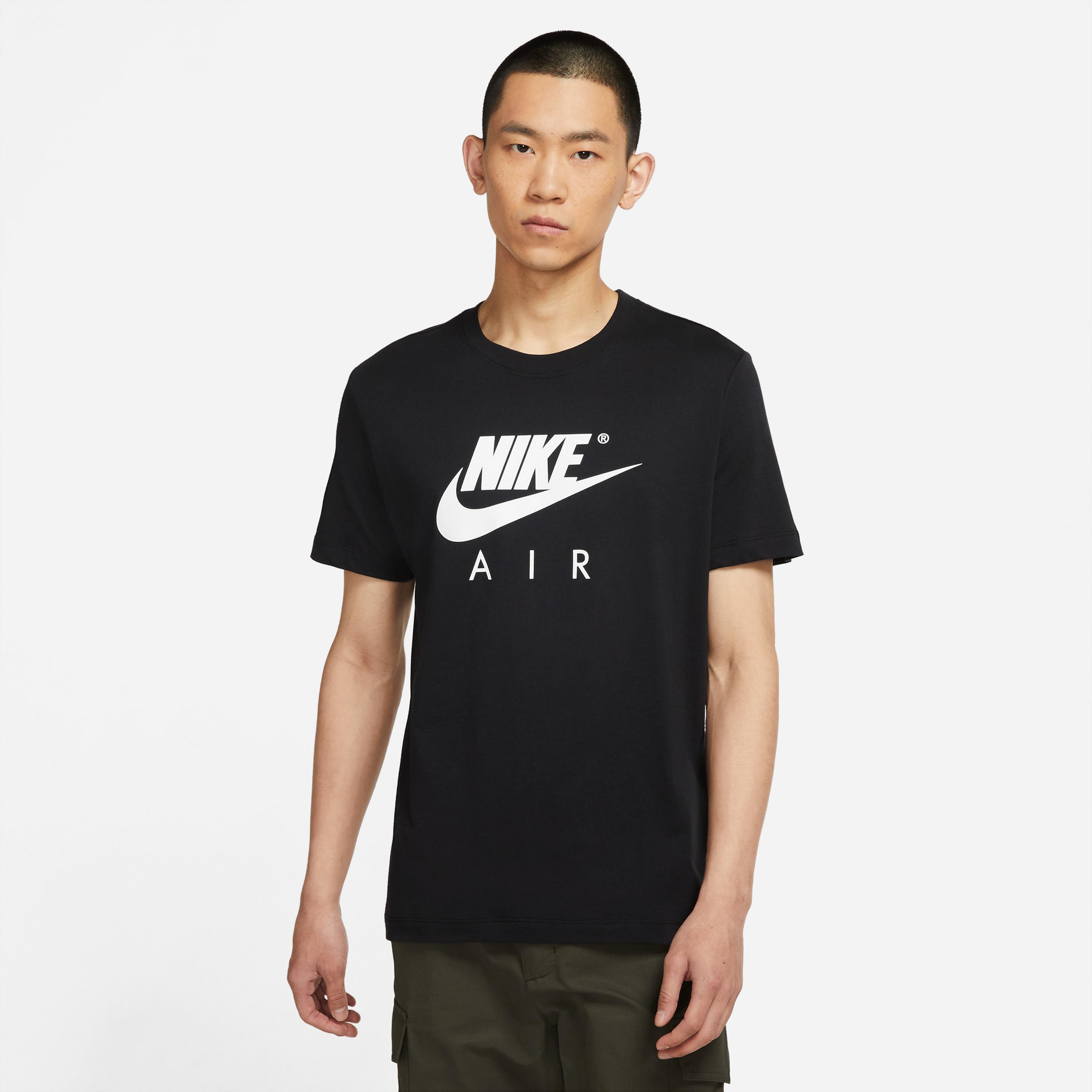 Nike Air Gx Erkek Siyah T-shirt