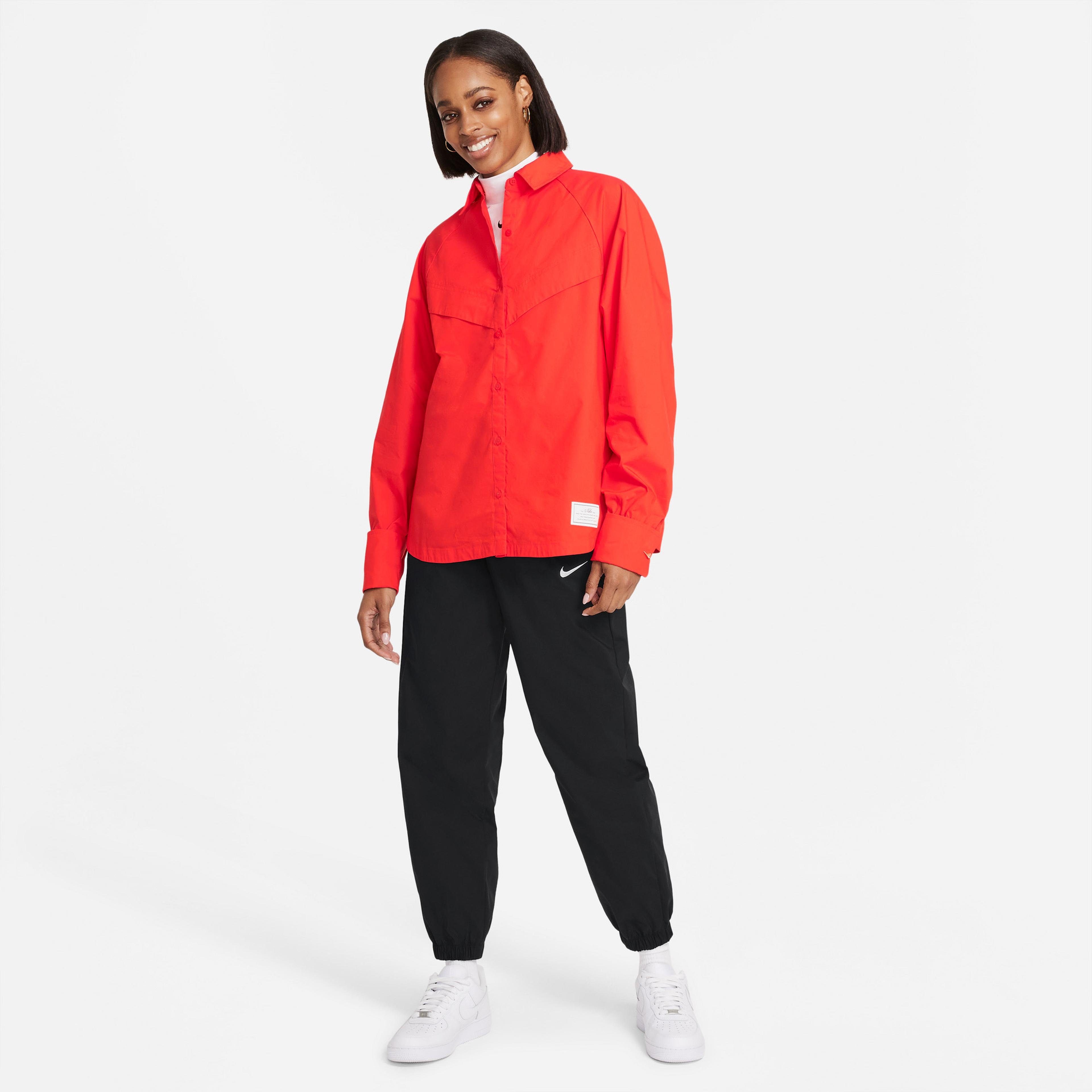 Nike Icon Clash Kadın Kırmızı T-shirt