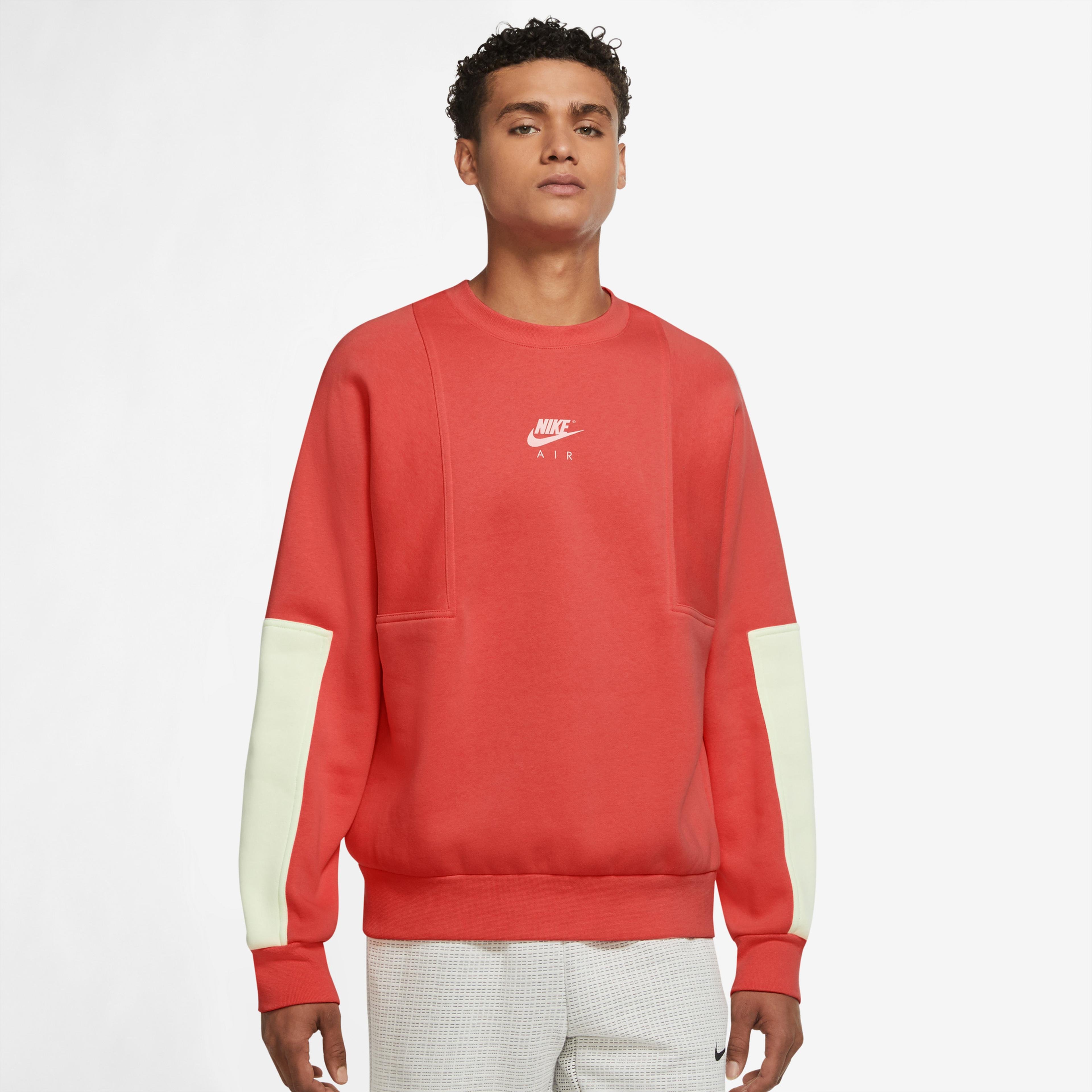Nike Air Crew Erkek Turuncu Sweatshirt