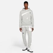 Nike Swoosh Semi-Brushed Erkek Gri Sweatshirt
