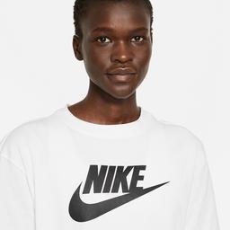 Nike Sportswear Essential Kadın Beyaz Elbise