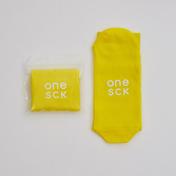 ONESCK Sun Yellow One Unisex Sarı Çorap
