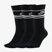 Nike Sportswear Essential Stripe Unisex Siyah Çorap