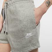 Nike Essential French Terry Kadın Gri Şort