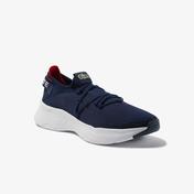 Lacoste Court-Drive Knit Erkek Lacivert - Kırmızı Spor Ayakkabı