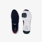 Lacoste Court-Drive Knit Erkek Lacivert - Kırmızı Spor Ayakkabı