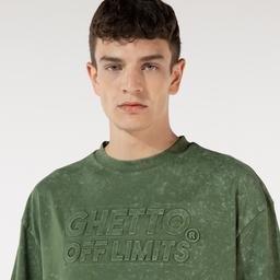 Ghetto Off Limits Unisex Yeşil Tshirt