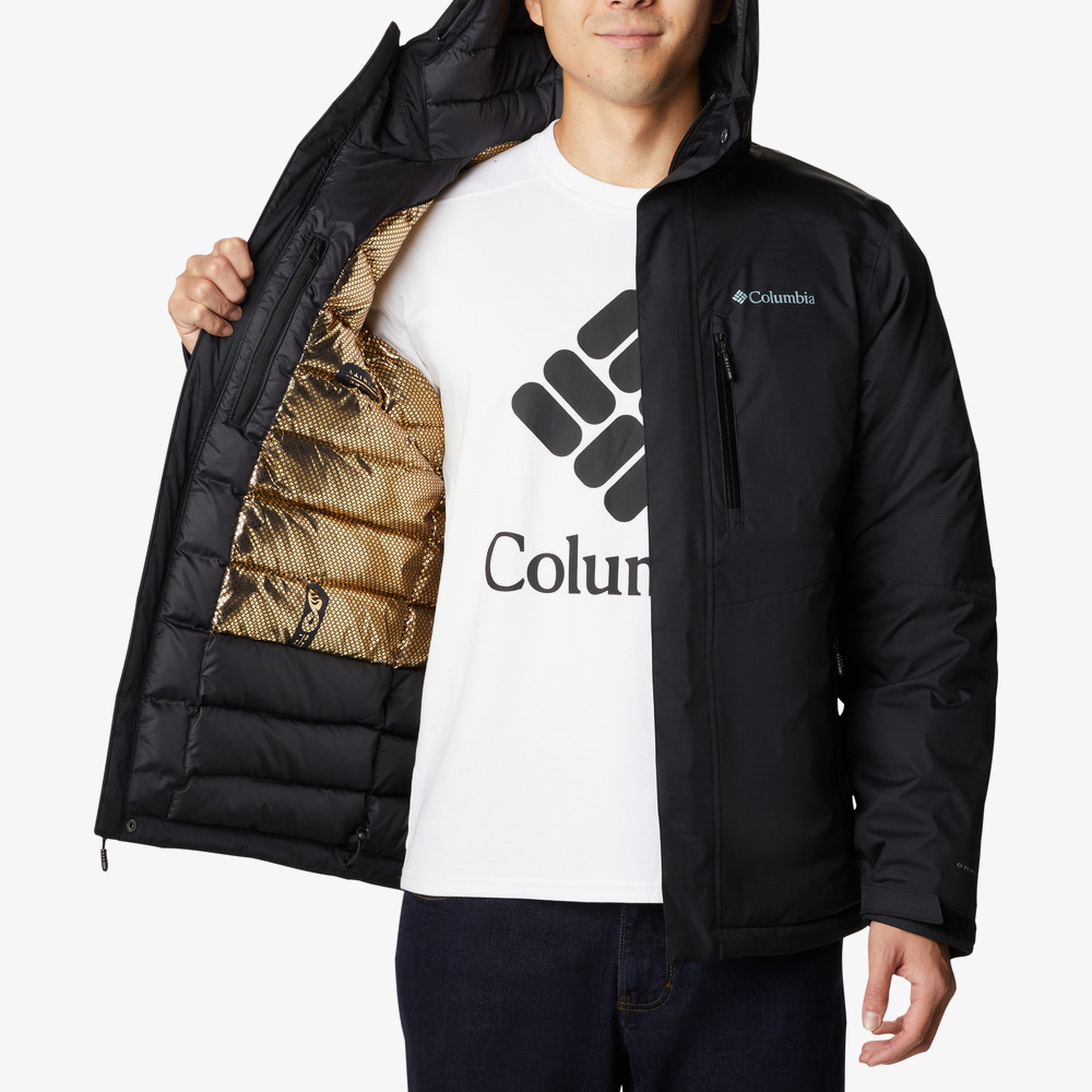 Columbia Oak Harbor Insulated Erkek Siyah Mont
