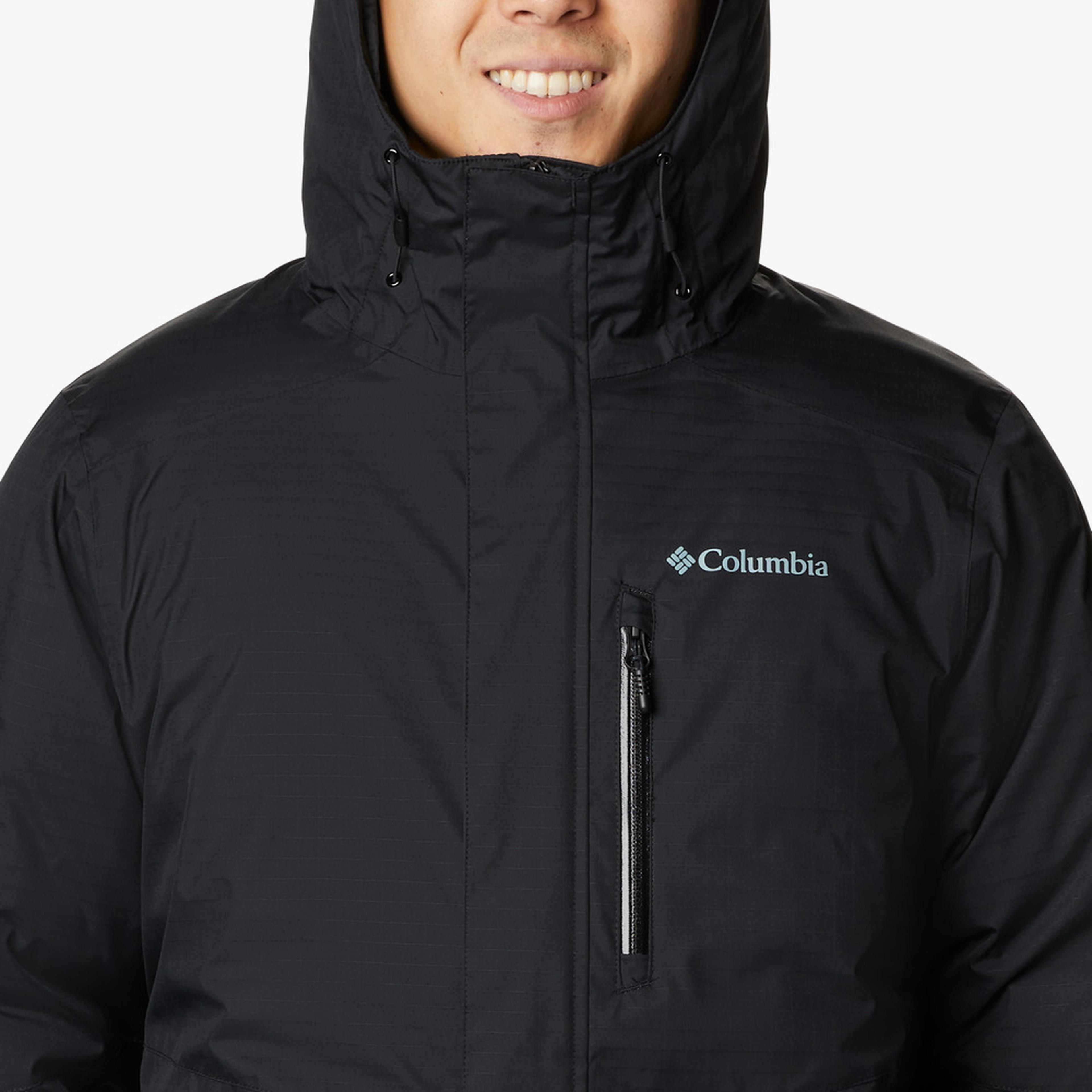 Columbia Oak Harbor Insulated Erkek Siyah Mont