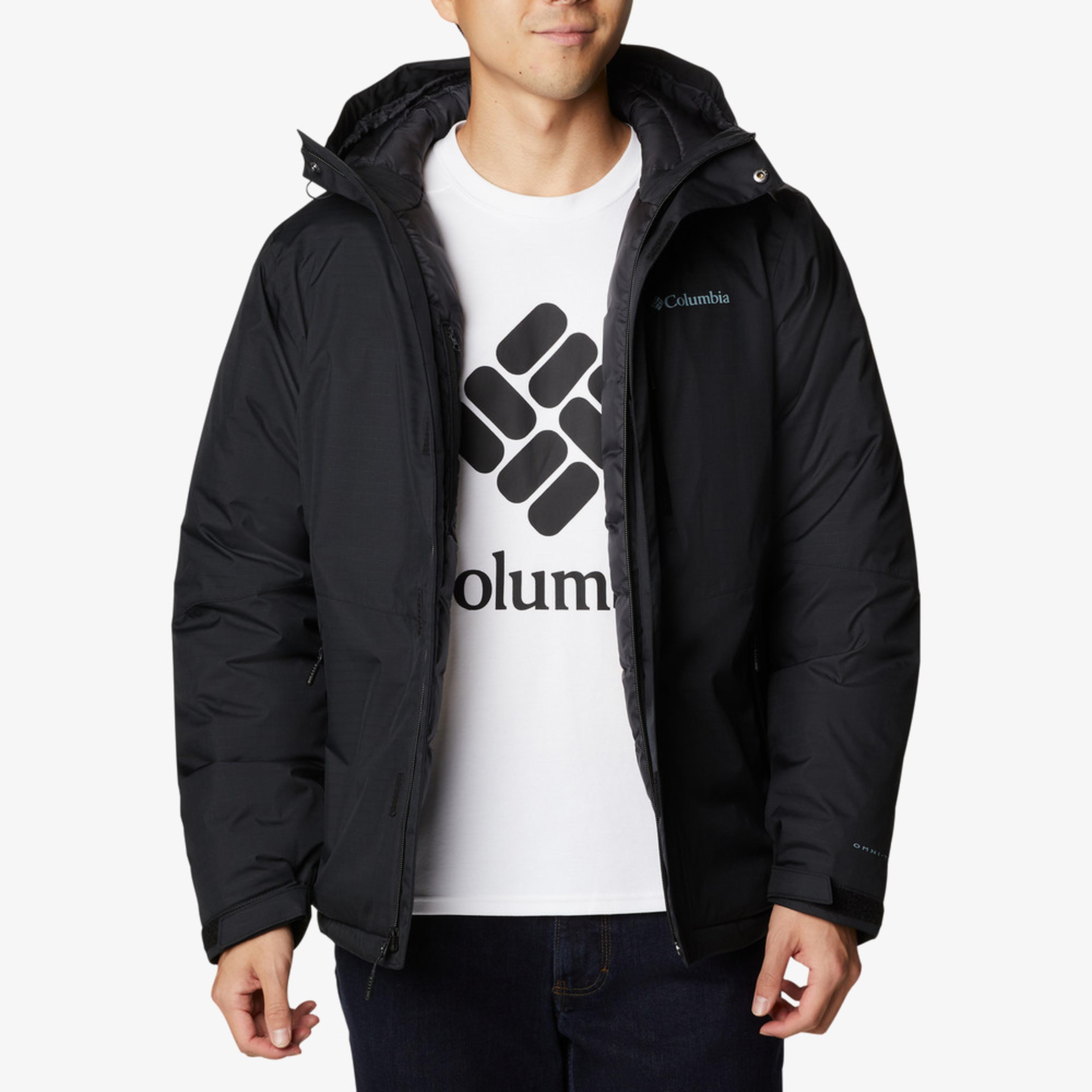 Columbia Oak Harbor Insulated Erkek Siyah Mont