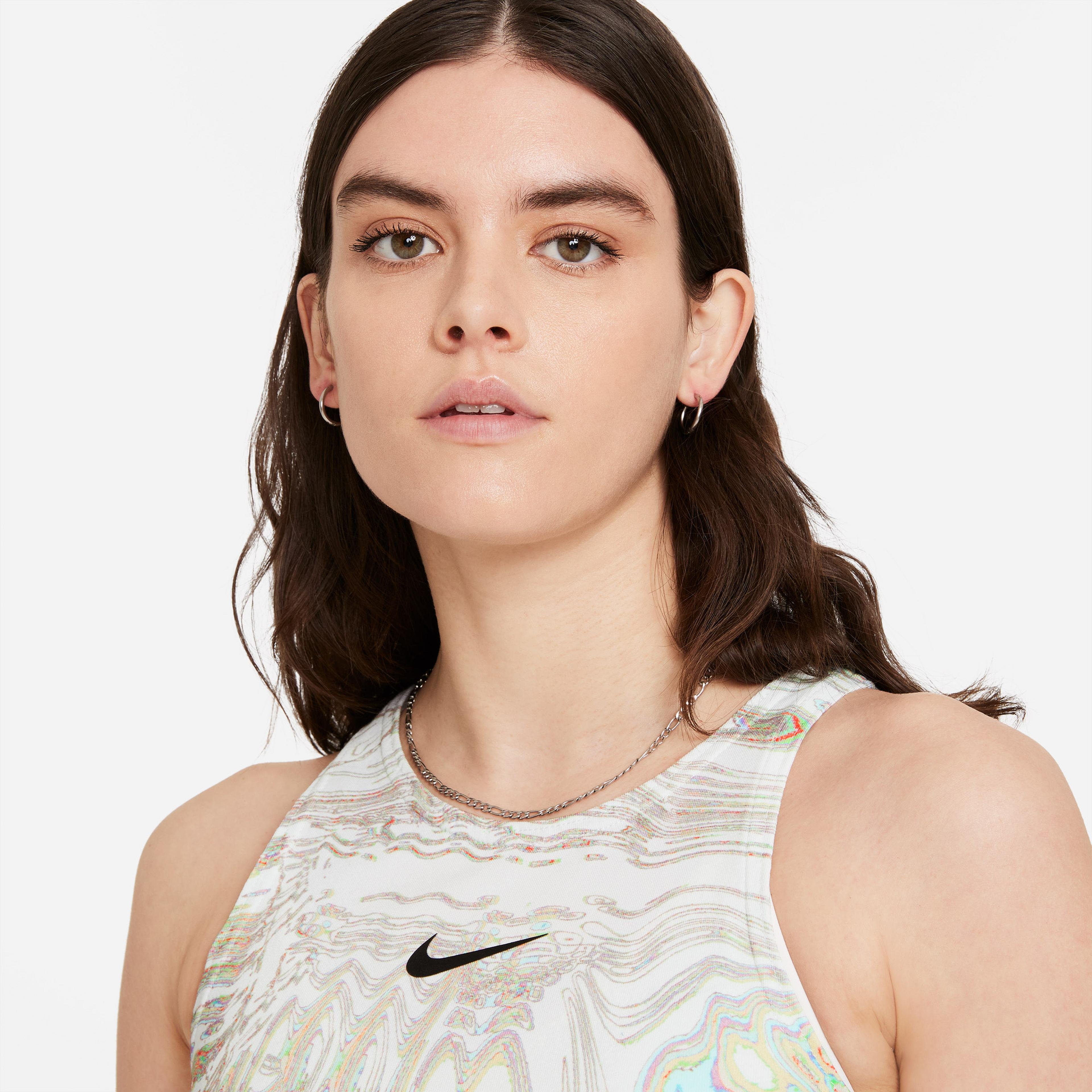 Nike Sportswear Crop Kadın Krem T-Shirt
