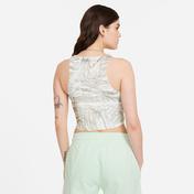 Nike Sportswear Crop Kadın Krem T-Shirt