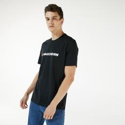 Skechers M Essential T-Shirt Erkek Siyah T-shirt