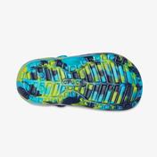 Crocs Classic Lined Marbled Clog Çocuk Lacivert Terlik
