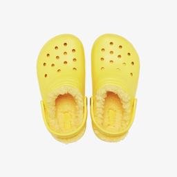 Crocs Classic Lined Clog Çocuk Sarı Terlik